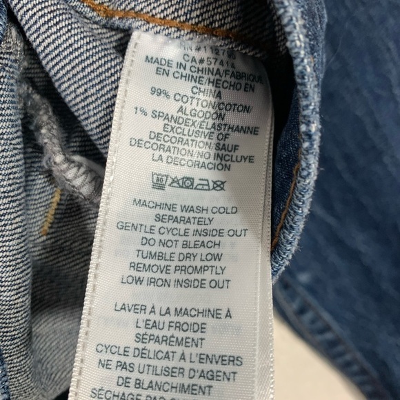 True Religion Oversized Jimmy Trucker Denim Jean Jacket Size Small - Picture 15 of 15